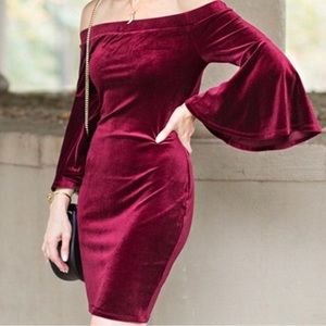 Gianni Bini Shiloh Off Shoulder Mini Dress